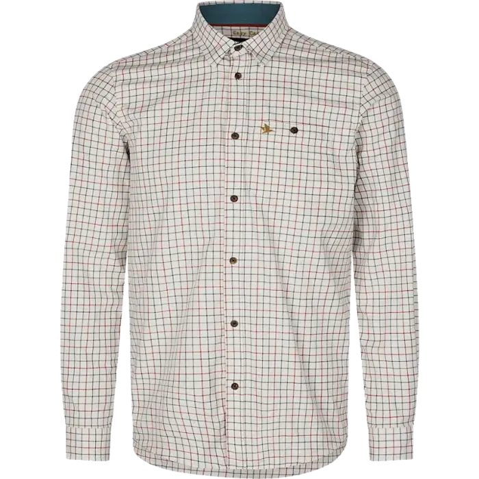 Seeland Seeland Oxford shooting shirt | Grapeleaf/Terracotta ruit