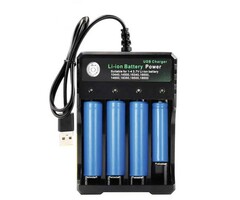 Oplader voor 18650 batterijen