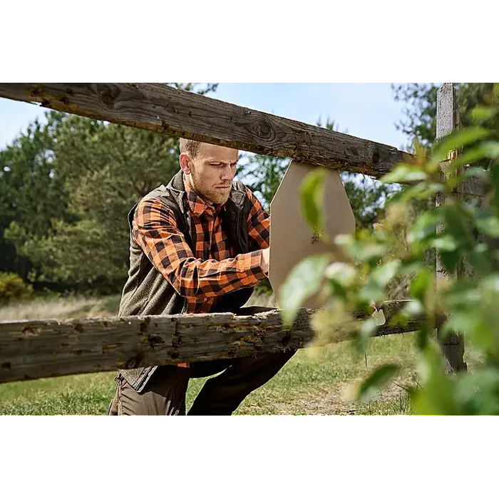 Härkila Härkila Scandinavian overhemd | Oranje geblokt