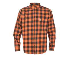 Härkila Härkila Scandinavian overhemd | Oranje geblokt