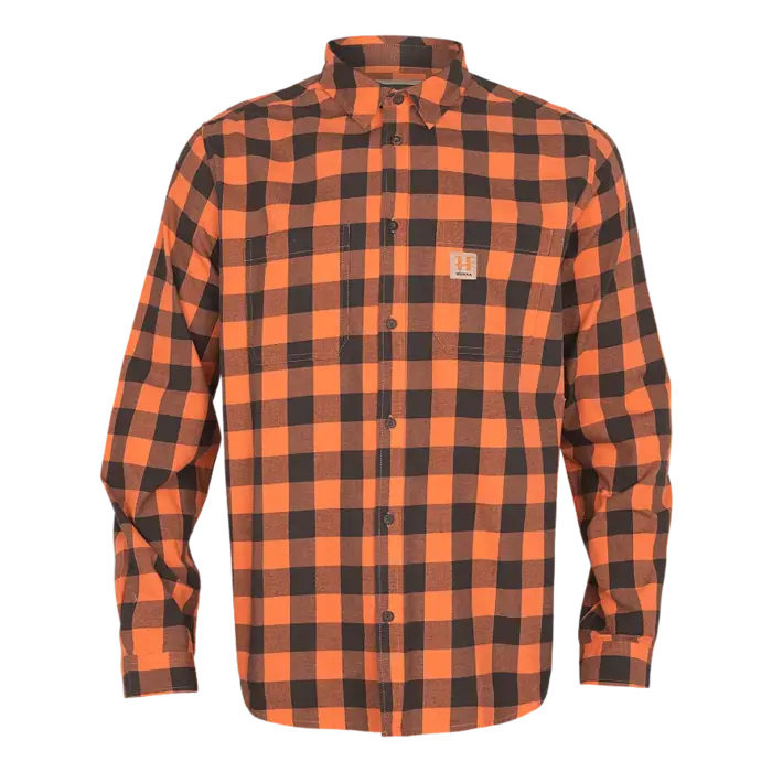 Härkila Härkila Scandinavian overhemd | Oranje geblokt