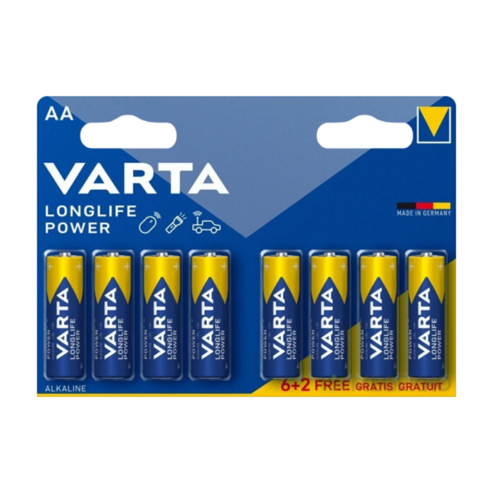 Varta AA longlife batterijen (8st)