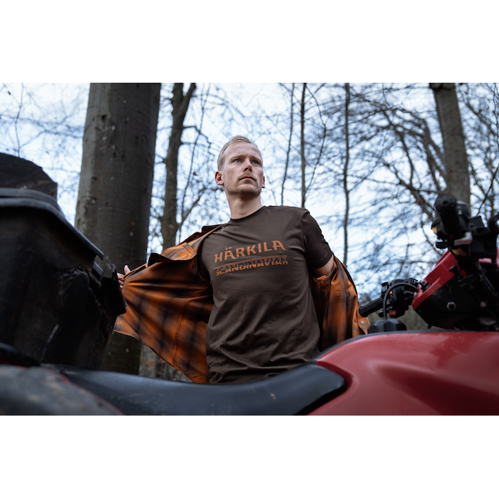 Härkila Harkila Scandinavian t-shirt | shadow brown