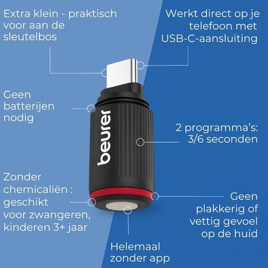 Beurer BiteX Go sleutelhanger