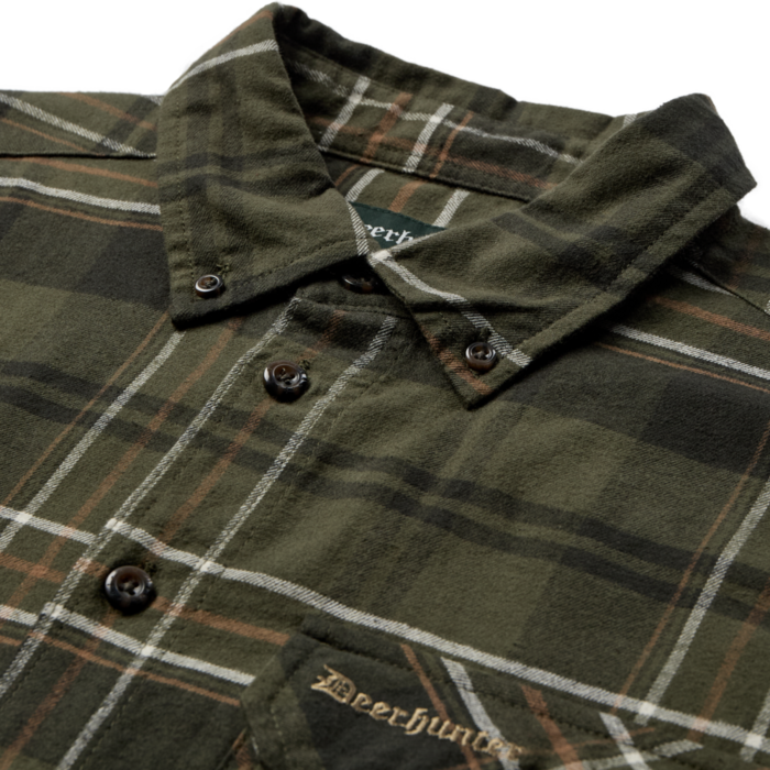 Deerhunter Deerhunter Caleb flanel overhemd | Groen geruit