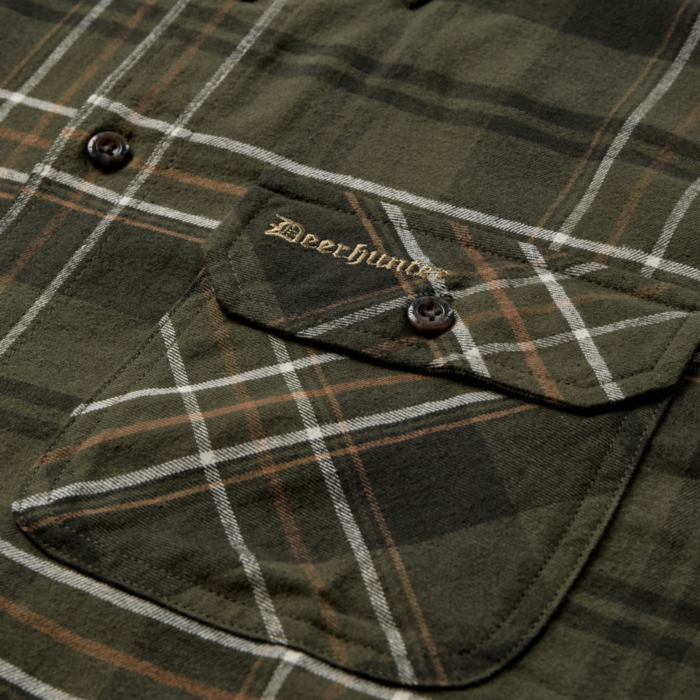 Deerhunter Deerhunter Caleb flanel overhemd | Groen geruit