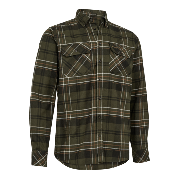 Deerhunter Deerhunter Caleb flanel overhemd | Groen geruit