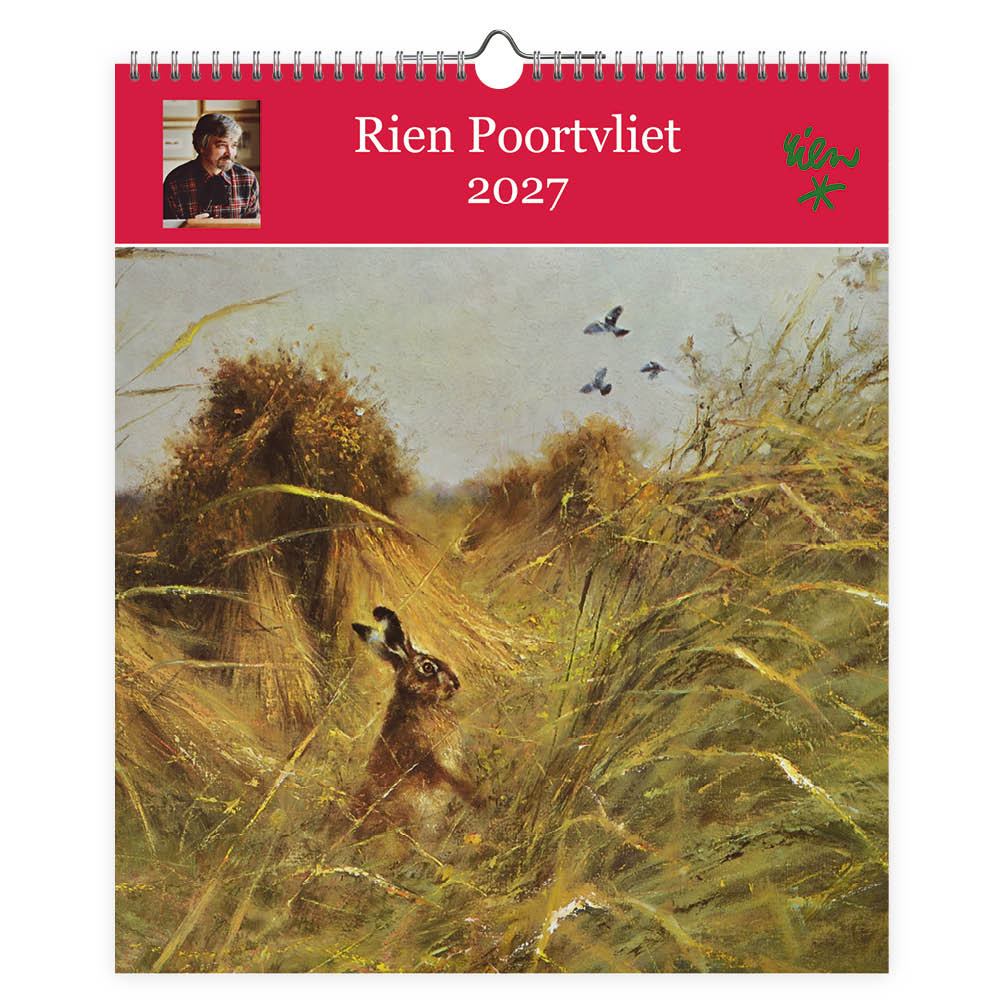 Rien Poortvliet wandkalender haas 2027