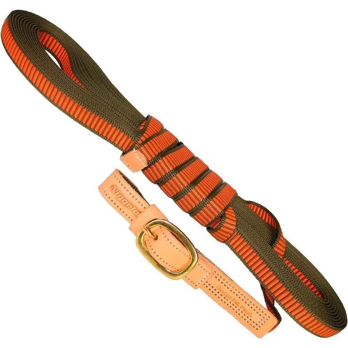 Niggeloh Niggeloh zweetwerklijn 15mm | 12 mtr | Olijf/oranje