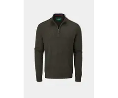 Alan Paine Alan Paine Streetly trui | zip neck | seaweed