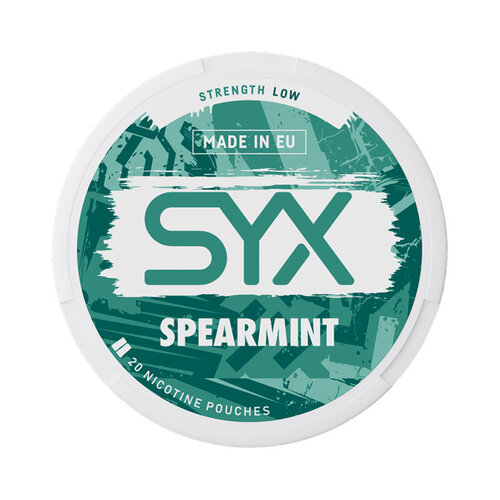 SYX SYX Spearmint Low | Sachets de nicotine premium