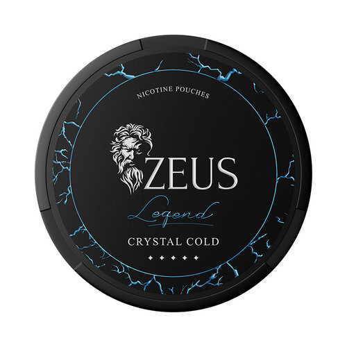 ZEUS LEGEND ZEUS LEGEND Crystal Cold – Un golpe helado en una bolsa de nicotina sofisticada