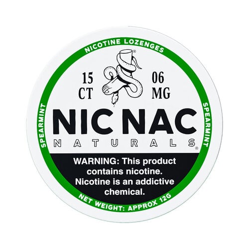NIC NAC NIC NAC Spearmint  6MG | Nicotine Drops