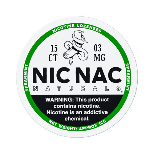 NIC NAC NIC NAC Spearmint  3MG | Nicotine Drops