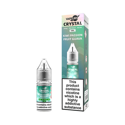 VAPEURS CRYSTAL LIQUIDS Kiwi Passion fruit Guava 20MG VAPEURS VAPEURS CRYSTAL LIQUIDS Kiwi Passion fruit Guava 20MG