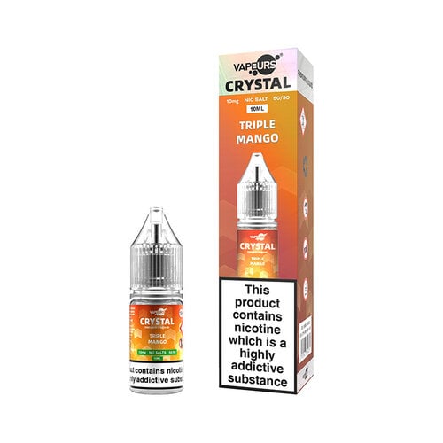 VAPEURS CRYSTAL LIQUIDS Triple Mango 10MG VAPEURS VAPEURS CRYSTAL LIQUIDS Triple Mango 10MG