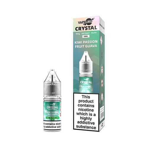 VAPEURS CRYSTAL LIQUIDS Kiwi Passion Fruit Guava 10MG VAPEURS VAPEURS CRYSTAL LIQUIDS Kiwi Passion Fruit Guava 10MG