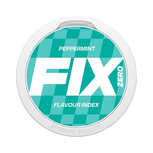 FIX ZERO FIX ZERO Peppermint Nicotinevrij