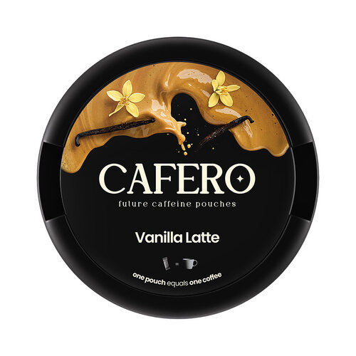 CAFERO CAFERO Vanilla Latte bustine energetiche al gusto caffè e vaniglia per una carica delicata e piacevole
