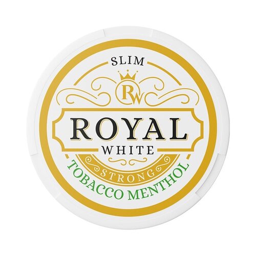 ROYAL WHITE Royal White Tobacco Menthol Strong
