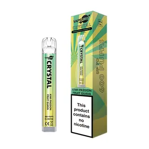 VAPEURS Vapeurs Crystal Kiwi Passion Fruit Guava | Nicotine Free