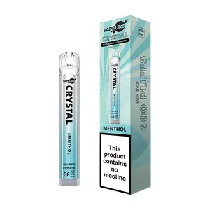 VAPEURS Vapeurs Crystal Menthol | Nicotine Free