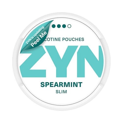 ZYN ZYN Spearmint Slim Strong ZYN ZYN Spearmint Slim Strong