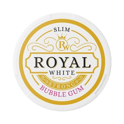 ROYAL WHITE Royal White Bubble Gum Strong ROYAL WHITE Royal White Bubble Gum Strong