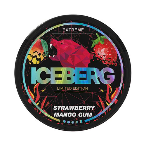 ICEBERG Iceberg Strawberry Mango Gum ICEBERG Iceberg Strawberry Mango Gum