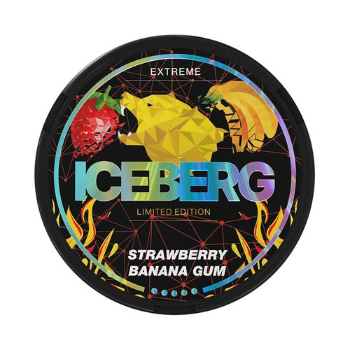 ICEBERG Iceberg Strawberry Banana Gum ICEBERG Iceberg Strawberry Banana Gum