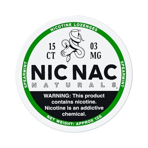 NIC NAC NIC NAC Spearmint 3MG NIC NAC NIC NAC Spearmint 3MG