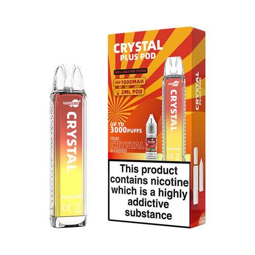 CRYSTAL PLUS POD CRYSTAL PLUS POD Fizzy Cherry CRYSTAL PLUS POD CRYSTAL PLUS POD Fizzy Cherry