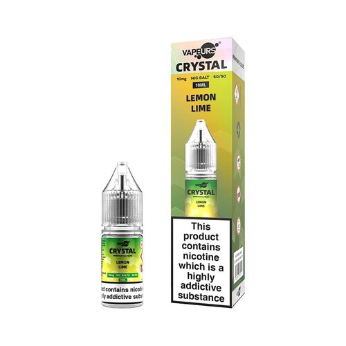 VAPEURS CRYSTAL LIQUIDS Lemon Lime 10MG VAPEURS CRYSTAL LIQUIDS Lemon Lime 10MG