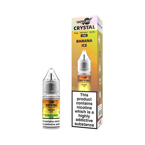 VAPEURS CRYSTAL LIQUIDS Banana Ice 10MG VAPEURS CRYSTAL LIQUIDS Banana Ice 10MG