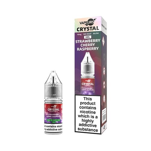VAPEURS CRYSTAL LIQUIDS Strawberry Cherry Raspberry 10MG VAPEURS CRYSTAL LIQUIDS Strawberry Cherry Raspberry 10MG