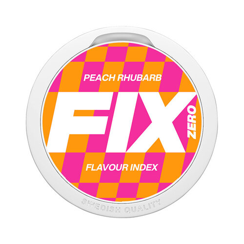 FIX ZERO FIX ZERO Peach Rhubarb FIX ZERO FIX ZERO Peach Rhubarb