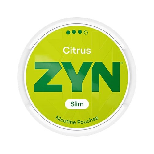ZYN ZYN Citrus Slim Strong ZYN ZYN Citrus Slim Strong
