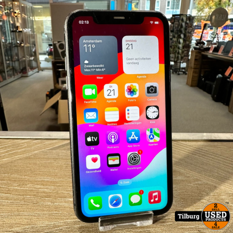 Apple iPhone 11 64GB Zwart | Schade achterkant Gebruikte staat met garantie