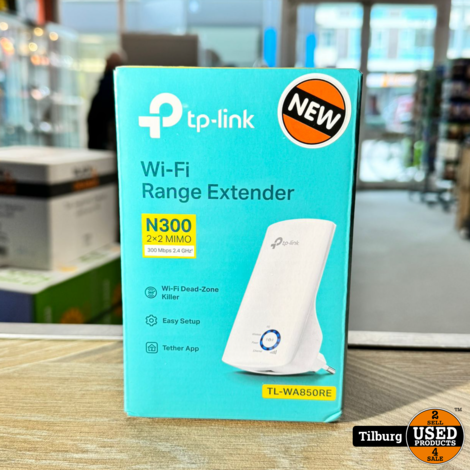 TP-Link TL-WA850RE 300 Mbps Universele Wi-Fi Range Extender | Nieuw