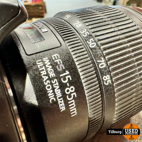 Canon EOS 1100D + EFS 15-85MM lens | Nette staat met garantie