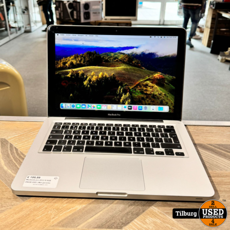 Macbook Pro 2012 I5 8GB 256GB SSD | Met garantie