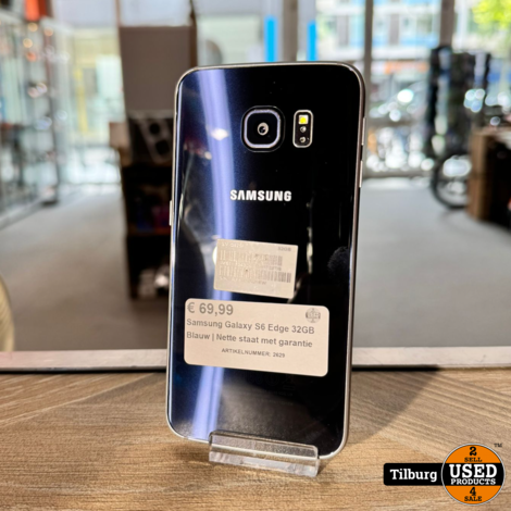 Samsung Galaxy S6 Edge 32GB Blauw | Nette staat met garantie