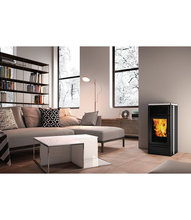 Edilkamin Edilkamin Nara 9+ EVO pelletkachel 815410 – 9,2 kW met WiFi en kanalisatie
