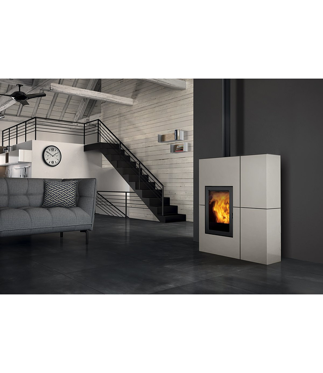 Edilkamin Edilkamin Blade 12++ EVO pelletkachel 815440 – 12,1 kW met WiFi en kanalisatie