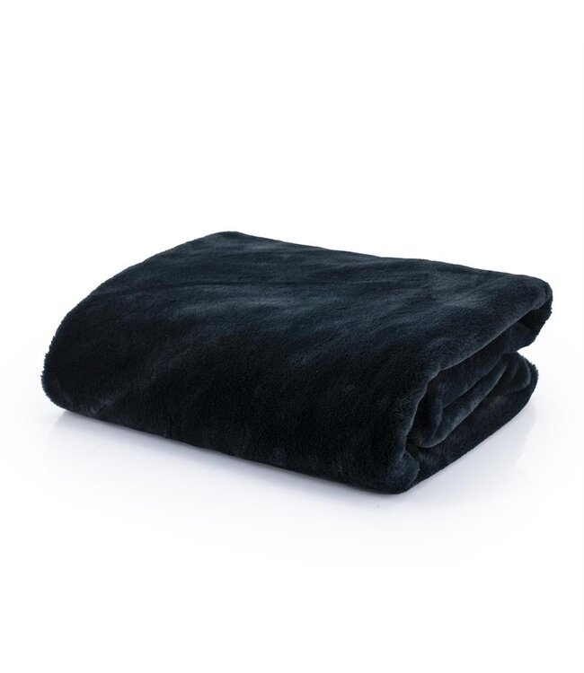 By-Boo Plaid Lady 140x170 cm - dark blue