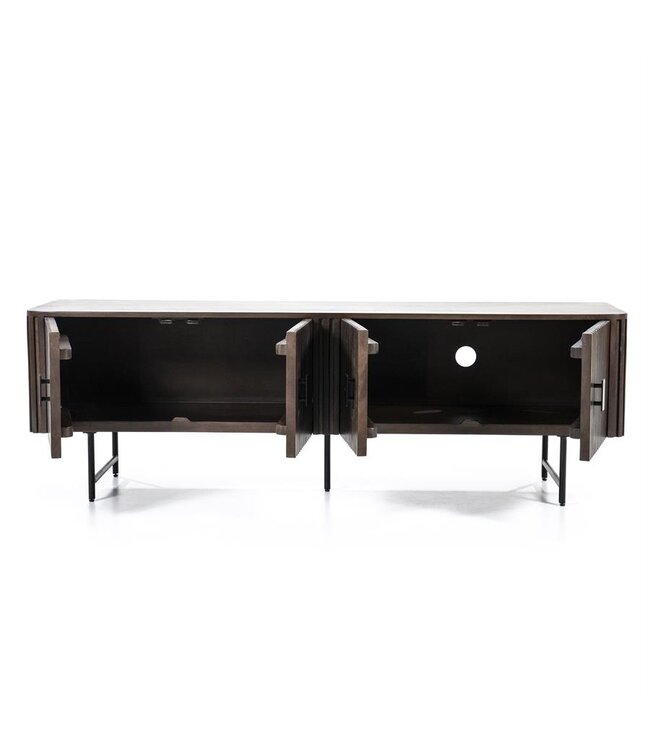 Eleonora TV meubel Remi 4-drs. - bruin