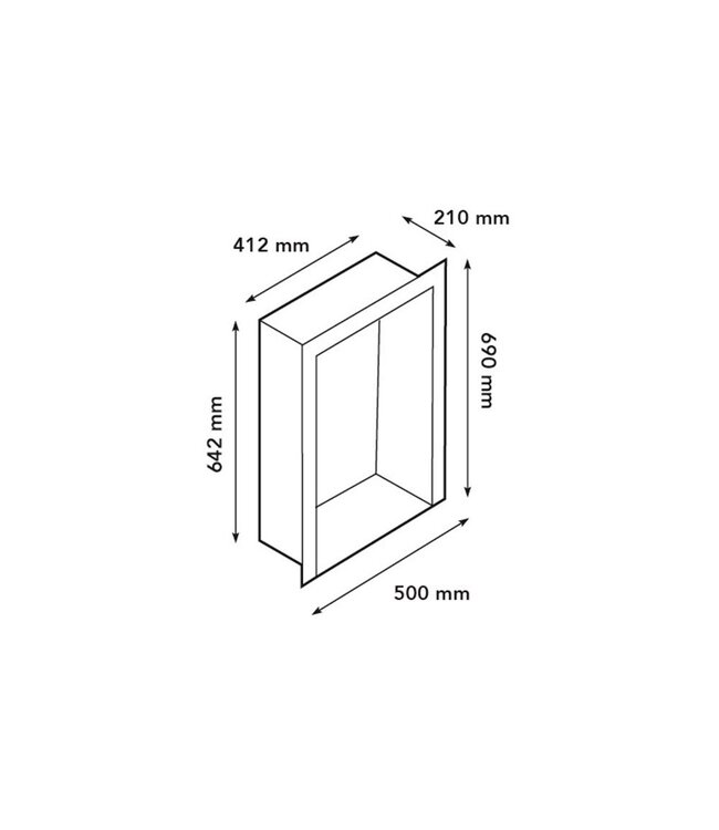 Xaralyn inbouw unit S bio-ethanol haard