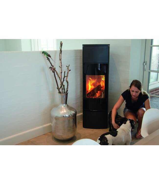 Jydepejsen Jydepejsen Bella 5 kW Zwart – Compacte en stijlvolle houtkachel voor kleinere ruimtes