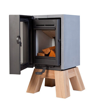 Wanders Oak Concrete houtkachel
