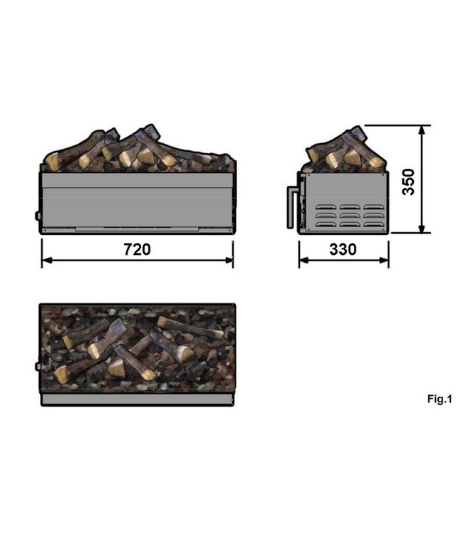 Dimplex Juneau XL elektrische haard